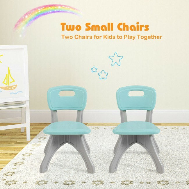 Table and Chair Play Set with Storage Box for Toddlers (3 Colors)