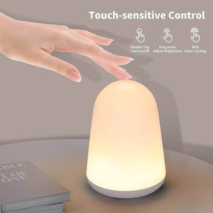 Touch Activated Rechargeable Bedside 6 Color Night Light