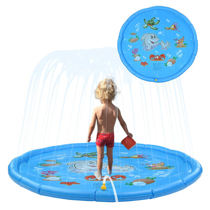 Summer Fun Large Water Splash Pad for Kids