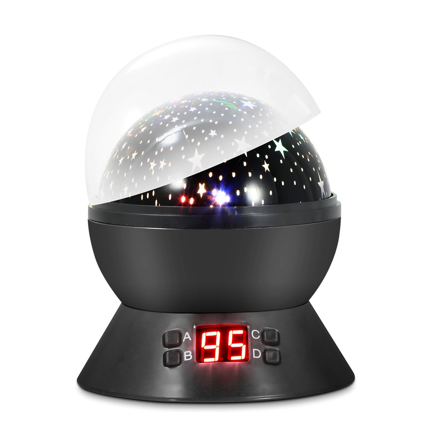 Star Moon Sky LED Projector Night Light, Rotating, Auto Shut-Off