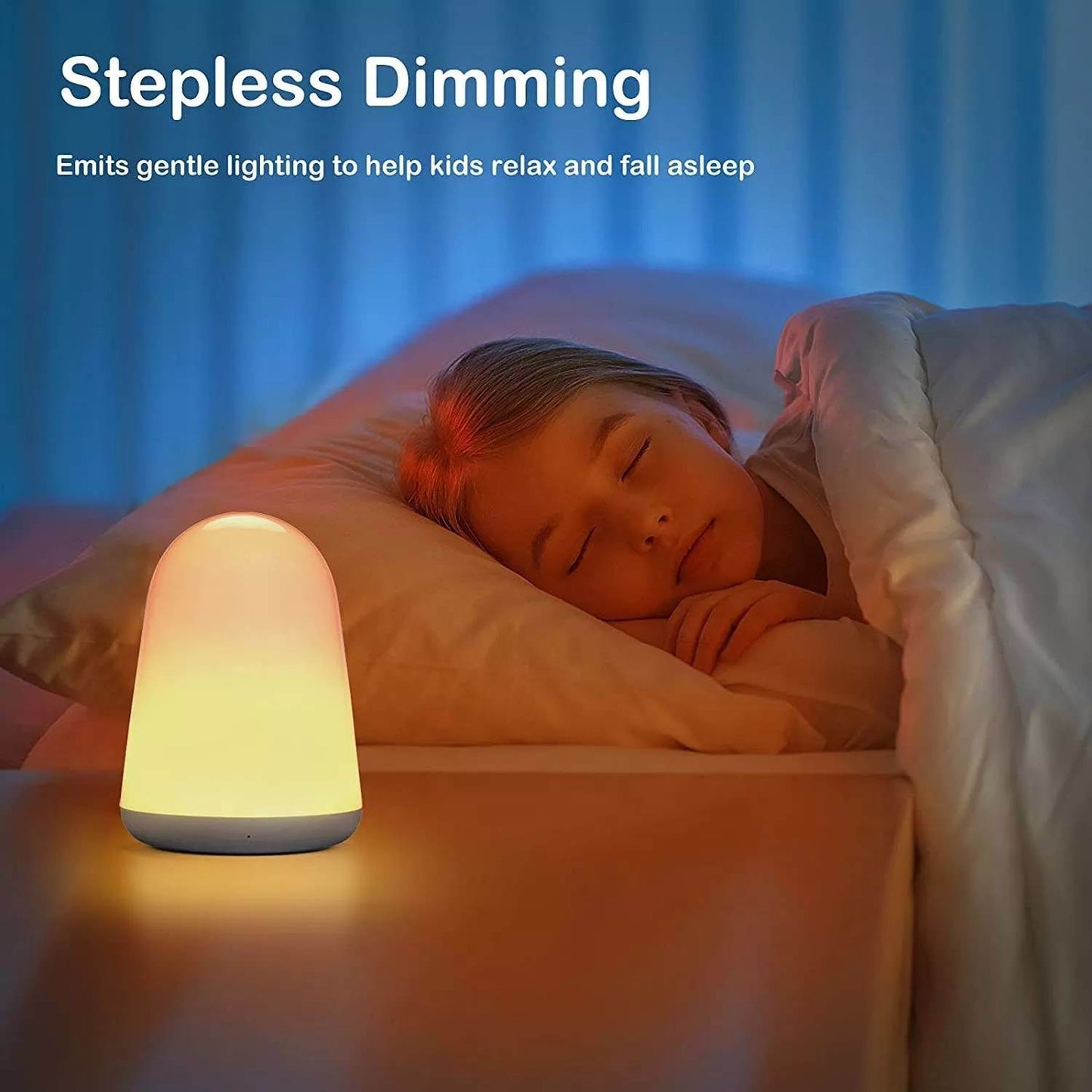 Touch Activated Rechargeable Bedside 6 Color Night Light