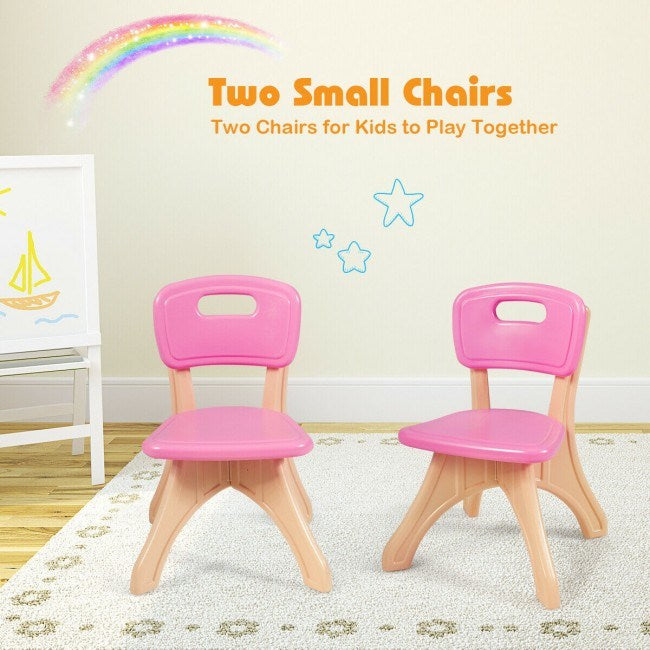 Table and Chair Play Set with Storage Box for Toddlers (3 Colors)