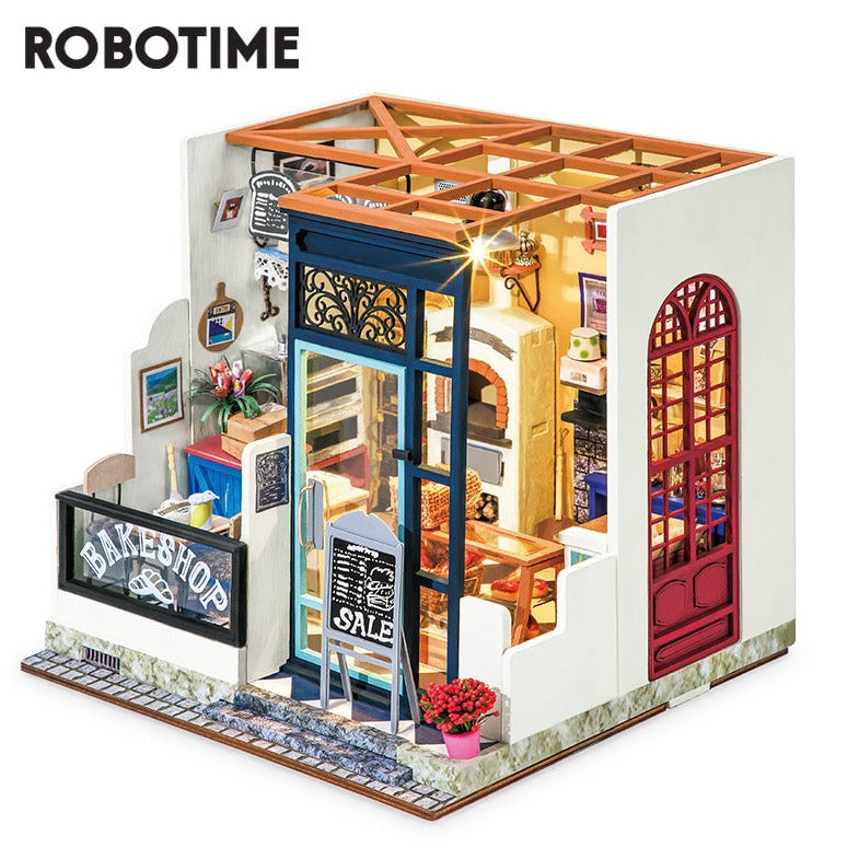 Model Craft 3D Dollhouse Miniature Kit, Bake Shop