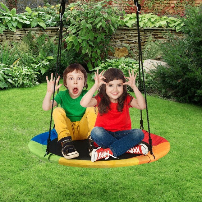 Flying Saucer 40" Outdoor Tree Swing for Kids