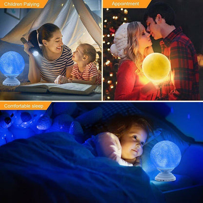 Charming LED Night Light with Remote Bluetooth Speaker (Color Changing)