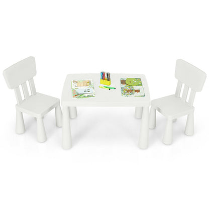 Table and Chair Multi Activity 3 Piece Set for Toddlers (4 Colors)