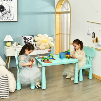 Table and Chair Multi Activity 3 Piece Set for Toddlers (4 Colors)