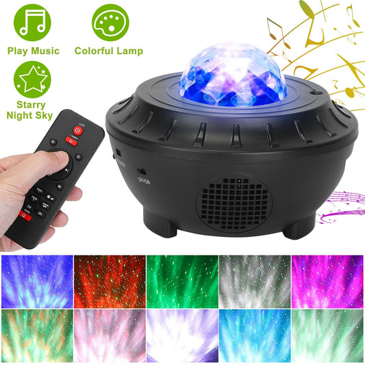 Starry Night Sky Projector Night Light, Musical, Multi-Colored, Wireless