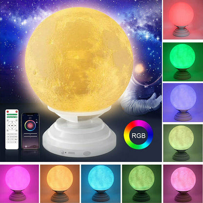 Charming LED Night Light with Remote Bluetooth Speaker (Color Changing)