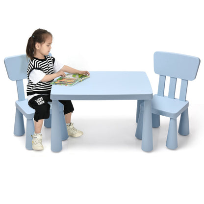 Table and Chair Multi Activity 3 Piece Set for Toddlers (4 Colors)