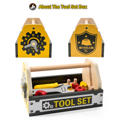 Workbench Toolbox with Tools for Toddlers (3+)