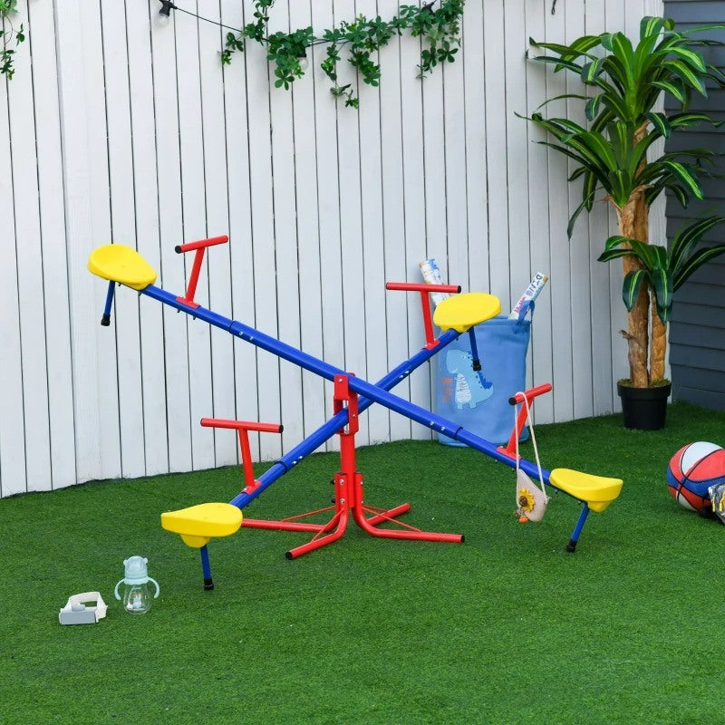 Backyard Multiple Kids Outdoor Playground Seesaw