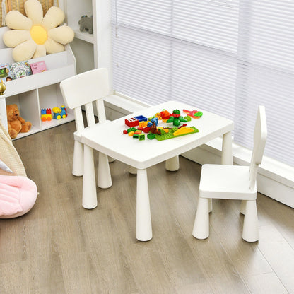 Table and Chair Multi Activity 3 Piece Set for Toddlers (4 Colors)