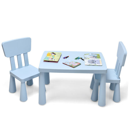 Table and Chair Multi Activity 3 Piece Set for Toddlers (4 Colors)