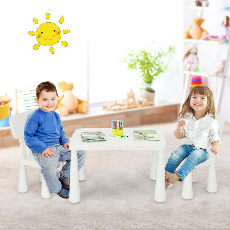 Table and Chair Multi Activity 3 Piece Set for Toddlers (4 Colors)