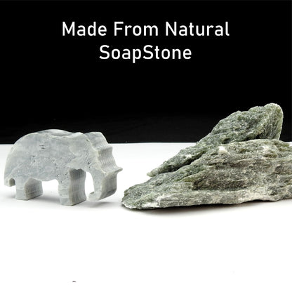 Soapstone Carving Kit for Kids and Adults, Elephant