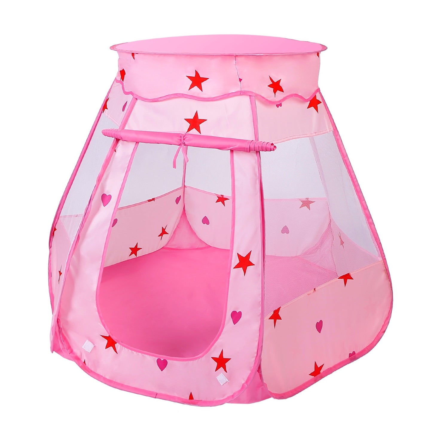 Kids Pop-Up Castle Tent Playhouse for Pink or Blue