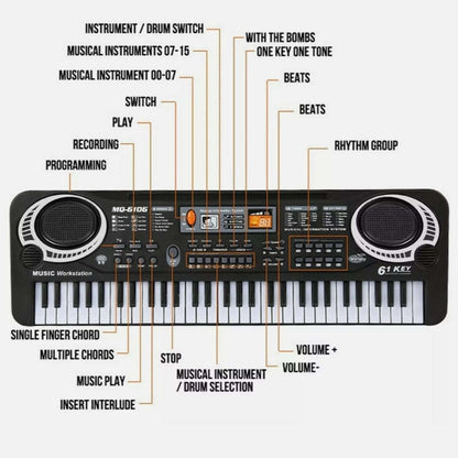 Electronic Portable Keyboard Piano for Kids