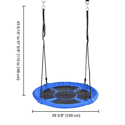 Heavy Duty Large Round 40" Outdoor Tree Swing