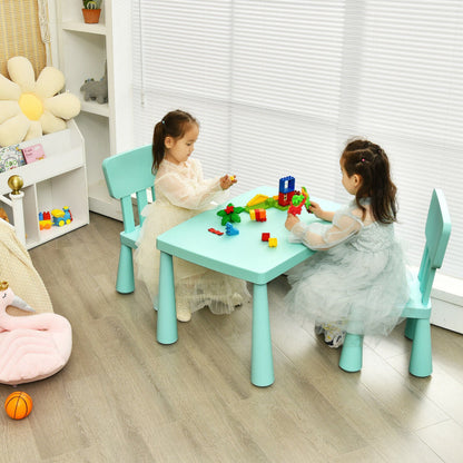 Table and Chair Multi Activity 3 Piece Set for Toddlers (4 Colors)