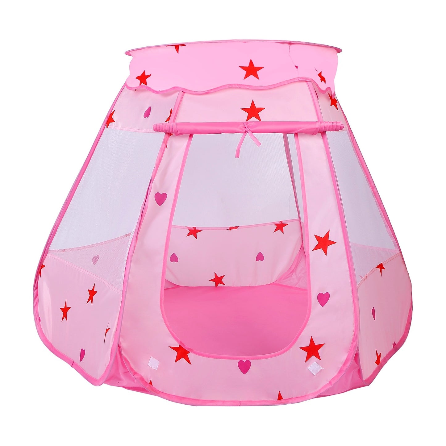 Kids Pop-Up Castle Tent Playhouse for Pink or Blue