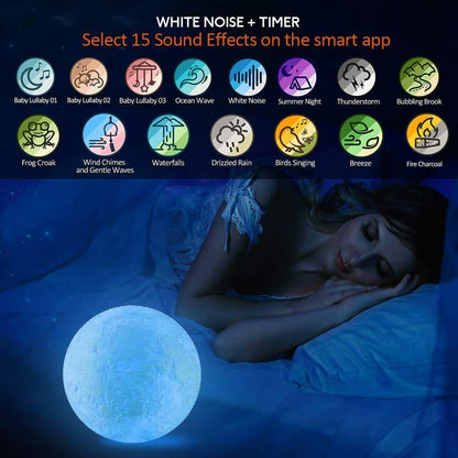 Charming LED Night Light with Remote Bluetooth Speaker (Color Changing)