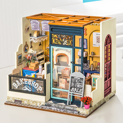 Model Craft 3D Dollhouse Miniature Kit, Bake Shop