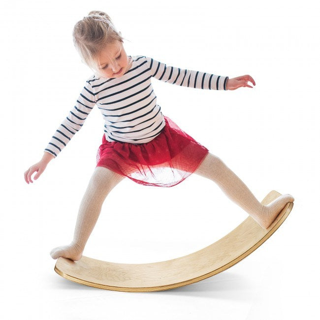 Wooden Wobble Exercise Balance Board for Kids and Adults 450-660 lbs