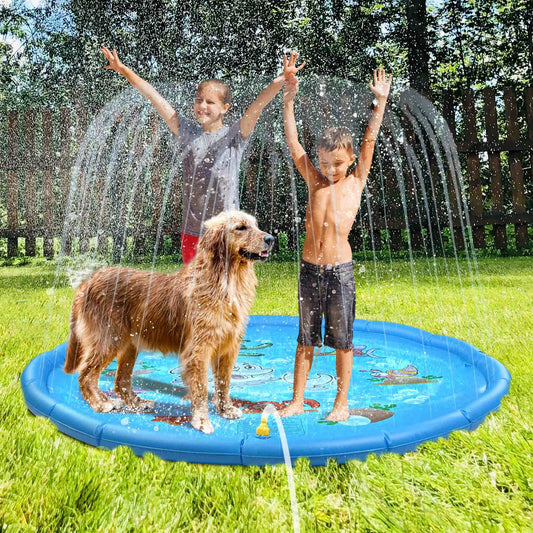 Summer Fun Large Water Splash Pad for Kids