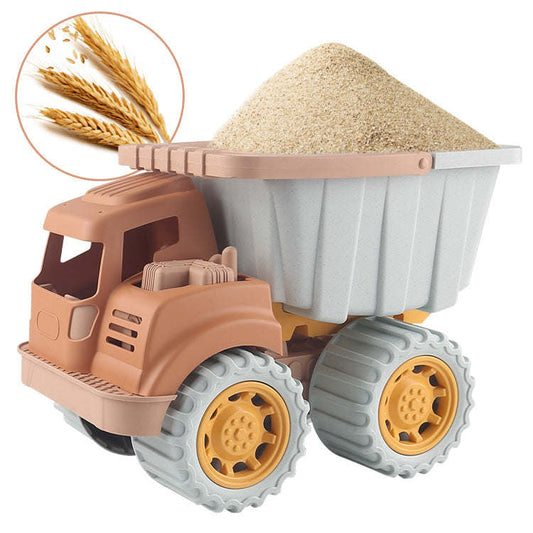 Wheat Straw Environmentally Friendly Beach Construction Vehicle Toy for Kids