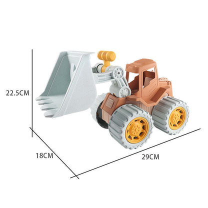 Wheat Straw Environmentally Friendly Beach Tractor Dredger Toy for Kids