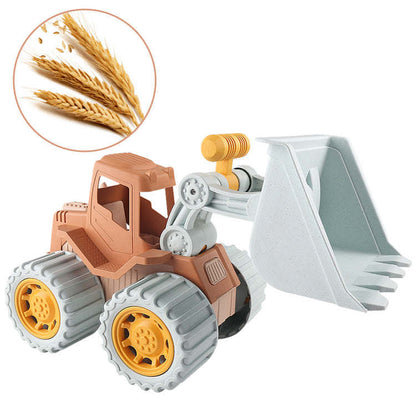 Wheat Straw Environmentally Friendly Beach Tractor Dredger Toy for Kids